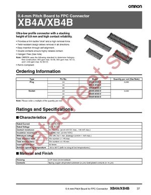 XB4B-2435-D datasheet  